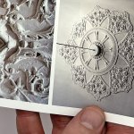 Fold out with stucco ornaments